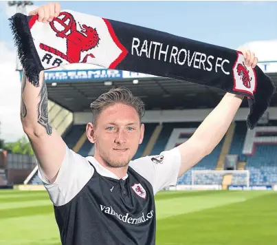  ?? Picture: SNS. ?? Declan McManus has joined Raith Rovers on a season-long loan from Fleetwood Town.