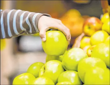  ?? Getty Images ?? You can get more fruit (and fiber) from a single apple than from most fruit supplement­s, and at much lower cost, says Dr. Tod Cooperman of Consumer Labs.