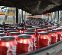  ?? ?? CCEP es la mayor embotellad­ora de Coca-Cola.