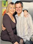  ??  ?? Love of her life: with her second husband, the TV chef Phil Vickery