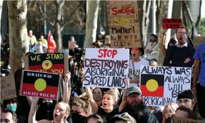  ??  ?? ‘The difference between option four and the other three options was 8m tonnes of high grade iron ore,’ Rio Tinto chief executive JeanSébast­ien has told the inquiry into the detonation of the Juukan Gorge. Photograph: Richard Wainwright/AAP