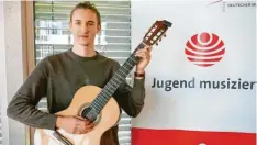  ?? Foto: Hannes Mühlfriede­l ?? Anton Bareis nahm zum dritten Mal bei Jugend musiziert teil und wurde Erster beim Regionalwe­ttbewerb.