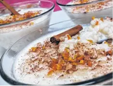  ?? ARCHIVO LA NUEVA. ?? Arroz con leche. Un postre típico que siempre tiene adeptos.