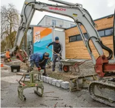  ?? Foto: Leitenstor­fer ?? Die Umbauarbei­ten im Saunaberei­ch des Lechtalbad­s in Kaufering verzögern sich. Statt Anfang Dezember soll nun Mitte Februar eröffnet werden.Kaufering