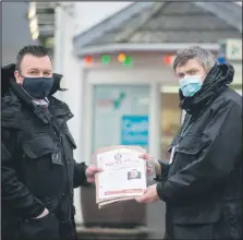  ?? Main photograph: Iain Ferguson, The Write Image. ?? Police officers were in Tyndrum this week to launch a poster campaign and fresh appeal for informatio­n about Tony Parsons, below.