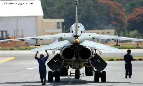  ?? ?? Adour powered Jaguar at HAL