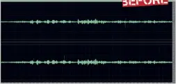  ??  ?? Graph 15. Beethoven – Violin Concerto in D – pr ior to cleaning. Sound file at www.avhub.com.au/G15SD BEFORE