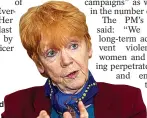  ?? ?? Fury... Dame Vera Baird