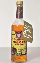  ?? SUN-TIMES FILE ?? Jeppson’s Malort, a unique hometown spirit that’s been made in Florida since the 1970s, is coming back to Chicago.