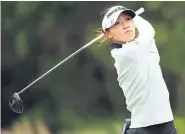  ?? AFP ?? Lydia Ko plays a shot at the Tour Championsh­ip this month.