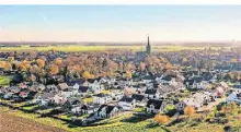  ?? PRÜMEN ARCHIVFOTO: ?? Das Wohngebiet Vorst-Nord aus der Luft betrachtet.