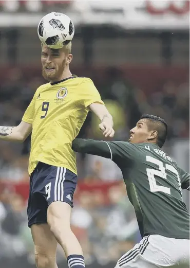  ?? PICTURE: AFP/GETTY ?? 0 Oli Mcburnie saw a header come back off the inside of the post.