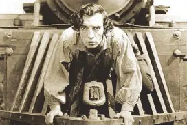  ??  ?? All aboard: Buster Keaton’s ambitious The General (1926) is to be scored by the Flippin Soul Stompers.