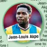  ??  ?? Jean-Louis Akpa