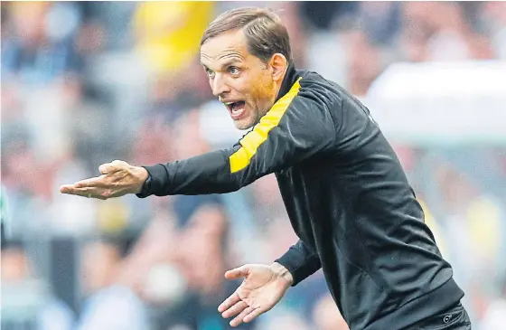  ??  ?? German coach Thomas Tuchel during his spell at Borussia Dortmund.