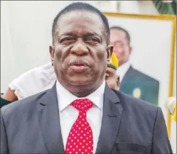  ??  ?? President Mnangagwa