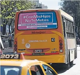  ?? (PEDRO CASTILLO) ?? Polémica. Campaña contra la educación sexual en Córdoba.