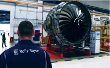  ?? AFP ?? Rolls-Royce shipped the huge batteries from its factory in Liege, Belgium.
