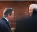  ?? ?? David Cameron discussed the war in Gaza with Benny Gantz