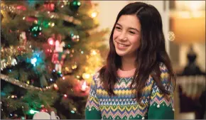 ?? Jean Whiteside / Associated Press ?? Scarlett Estevez in a scene from “Christmas Again,” a holiday film premiering Dec. 3 on Disney Channel.