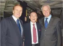  ??  ?? Helmut Gaisberger, McDonald’s
Philippine­s founder and chairman George Yang and Ambassador Josef Müllner.