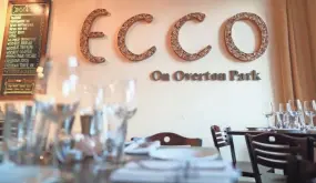  ?? COMMERCIAL APPEAL JOE RONDONE/THE ?? Ecco Restaurant in Midtown’s Evergreen Historic District.