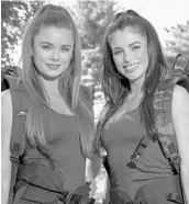  ?? COURTESY OF JOHN PAUL FILO/CBS ?? It’s the end of the road for Dessie Mitcheson, left, and Kayla Fitzgerald of Clermont on “The Amazing Race.”