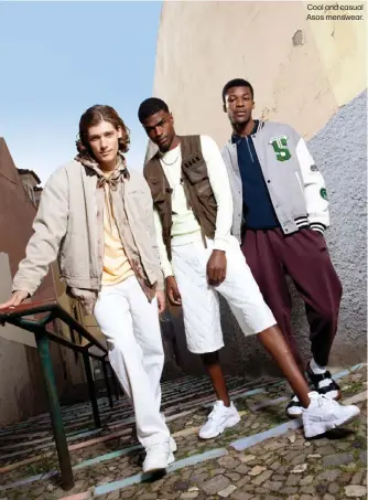  ?? ?? Cool and casual Asos menswear.