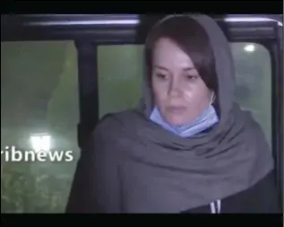  ?? ASSOCIATED PRESS ?? In this frame grab from Iranian state television video aired Wednesday, British-Australian academic Kylie Moore-Gilbert, is seen in Tehran, Iran.