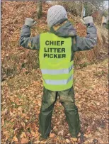  ?? ?? Litter-picking super hero Jack Grant.