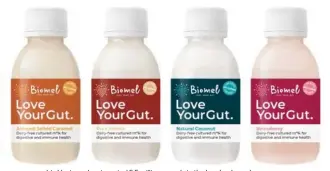  ?? ?? Iris Ventures has invested 5.5 million pounds in the London-based company Biomel, which makes plant-based drinks aimed at promoting gut health.