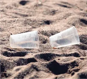  ??  ?? Effective January 1, 2019, there will be a ban on some single-use plastic products and styrofoam.