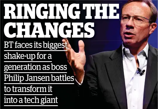  ?? ?? Big talk: BT boss Philip jansen