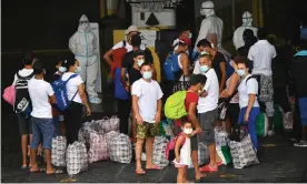  ??  ?? Increasing­ly, entire families from an array of social classes are making the perilous journey from Tunisia to Italy, say Italian prosecutor­s. Photograph: Dario Pignatelli/AFP/Getty