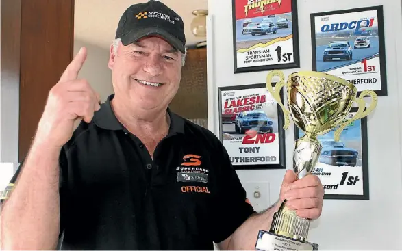  ?? FELICITY REID ?? Northcote Point’s Tony Rutherford won the 2017 Australian Trans-Am Sportsman title.