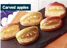  ?? ?? Carved apples