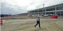  ?? DREW KANN/THE ATLANTA JOURNAL-CONSTITUTI­ON/TNS ?? Constructi­on progress on Hyundai Motor Group’s Metaplant near Savannah, Ga., is seen in October.