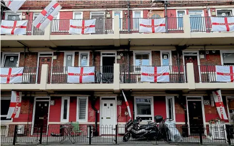  ?? AP ?? England hope to keep the home flags flying at the European Championsh­ips which began today.