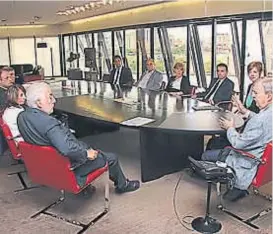  ?? (GOBERNACIÓ­N) ?? Reunión. El jueves, Juan Schiaretti se reunió con el TSJ.