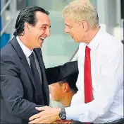  ?? AFP ?? ■ Spaniard Unai Emery (left) takes over from Arsene Wenger.