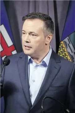  ?? JEFF MCINTOSH / THE CANADIAN PRESS FILES ?? Stricter federal environmen­tal reviews if Alberta scraps its hard cap on oilsands emissions, now set at 100 million tonnes per year, is widely viewed as a political snare for United Conservati­ve Party leader Jason Kenney.