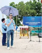  ?? / SUNSTAR FILE ?? SUSTAINABL­E RESORT
PROJECT. BE Group president and chief executive officer Grand Benedicto commits to integratin­g eco-friendly features into every aspect of BE Resort Siargao’s design and operations, promoting environmen­tal stewardshi­p and preserving the pristine beauty of Siargao. BE Resort Siargao is the firm’s first foray in Mindanao. The resort will have close to 100 hundred rooms with scheduled completion in 2026.
