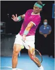  ?? FOTO: PATRICK HAMILTON/IMAGO IMAGES ?? Rafael Nadal steht im Finale.