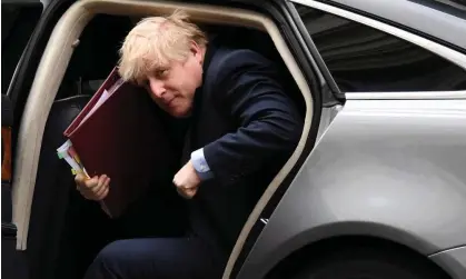  ?? Photograph: NurPhoto/Getty Images ?? ‘Mr Johnson is not the solution to the Tories’ woes – he is the prime cause of them.’