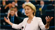  ?? ?? Το Βερολίνο έχει προειδοποι­ήσει την Ούρσουλα Φον ντερ Λάιεν να μην προτείνει ένα ανώτατο όριο, καθώς ανησυχεί πως όταν μια πρόταση βρεθεί στο τραπέζι θα είναι πιο δύσκολο να την «πολεμήσει» στο Ευρωπαϊκό Συμβούλιο.