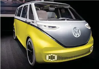  ?? PHOTO: CONTRIBUTE­D ?? INTO PRODUCTION: The VW I.D. Buzz wil be among the new electric vehicles coming to Australia.