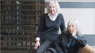  ?? NATHAN DENETTE/THE CANADIAN PRESS ?? Sisters Jane, left, and Anna McGarrigle will be in Ottawa on Saturday singing songs and telling stories from their book.