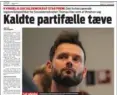  ??  ?? Ekstra Bladet i går.