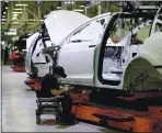  ?? RAY CHAVEZ — STAFF ARCHIVES ?? The National Labor Relations Board said Friday that Tesla broke labor laws by interrogat­ing three workers attempting to unionize over safety.