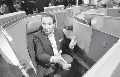  ?? Richard Drew Assoicated Press ?? UNITED CEO Oscar Munoz has apologized repeatedly for the plane incident — but not quickly enough to stem a f lood of criticism.